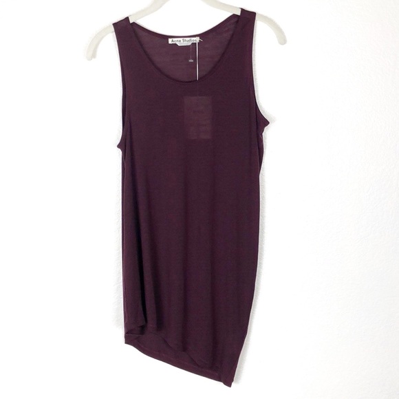 Acne Studios Tops - NEW ACNE asymmetrical Takuki tank top S